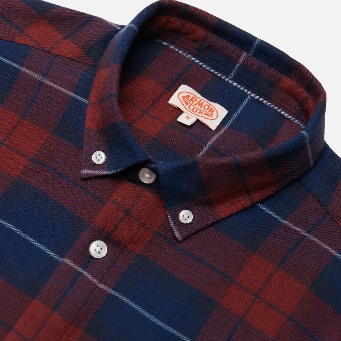 Armor-Lux Мужская рубашка Heritage Flannel Checked Straight Fit
