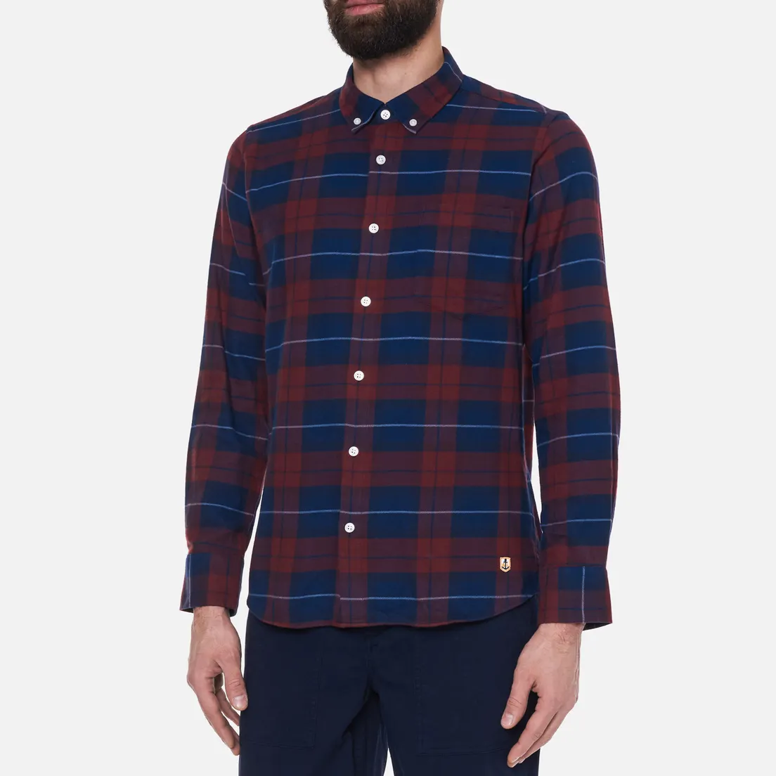 Armor-Lux Мужская рубашка Heritage Flannel Checked Straight Fit