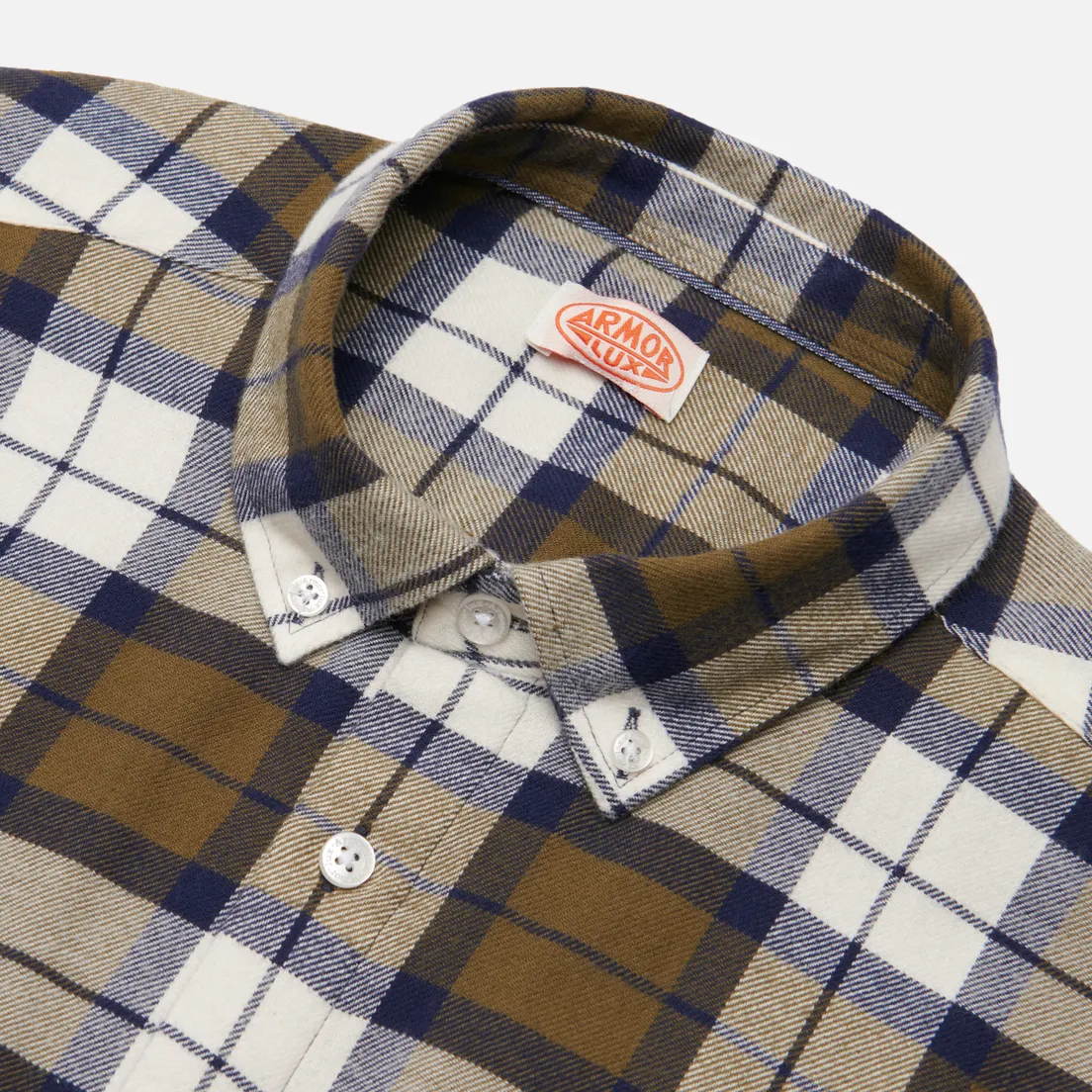 Armor-Lux Мужская рубашка Heritage Flannel Checked Straight Fit