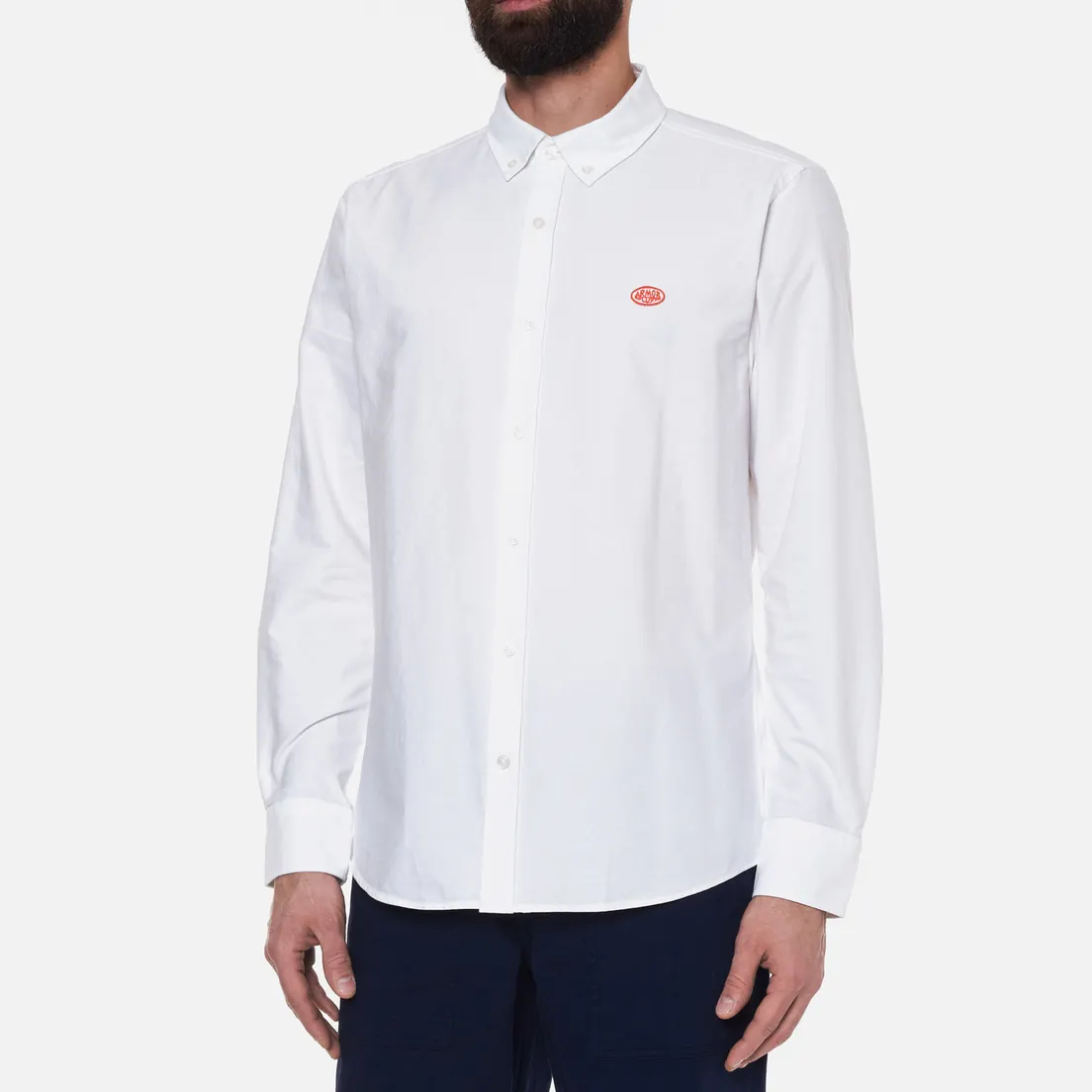 Armor-Lux Мужская рубашка Heritage Logo Oxford Straight Fit