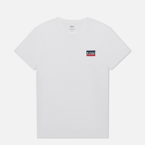 Комплект мужских футболок Levi's 2-Pack Crewneck Graphic White/Mineral Black