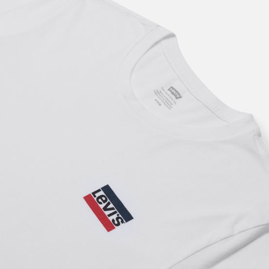 Комплект мужских футболок Levi's 2-Pack Crewneck Graphic White/Mineral Black