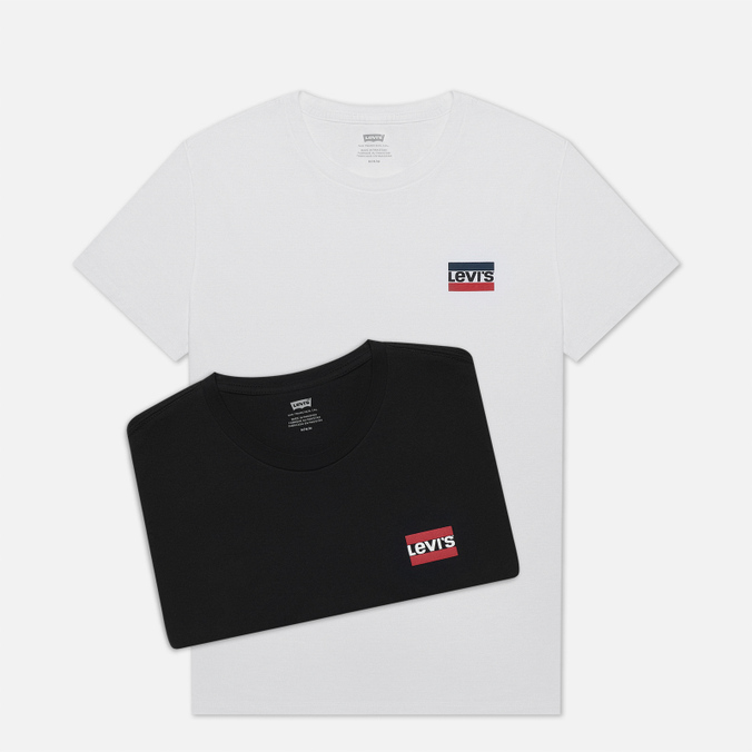 Комплект мужских футболок Levi's, цвет комбинированный, размер S