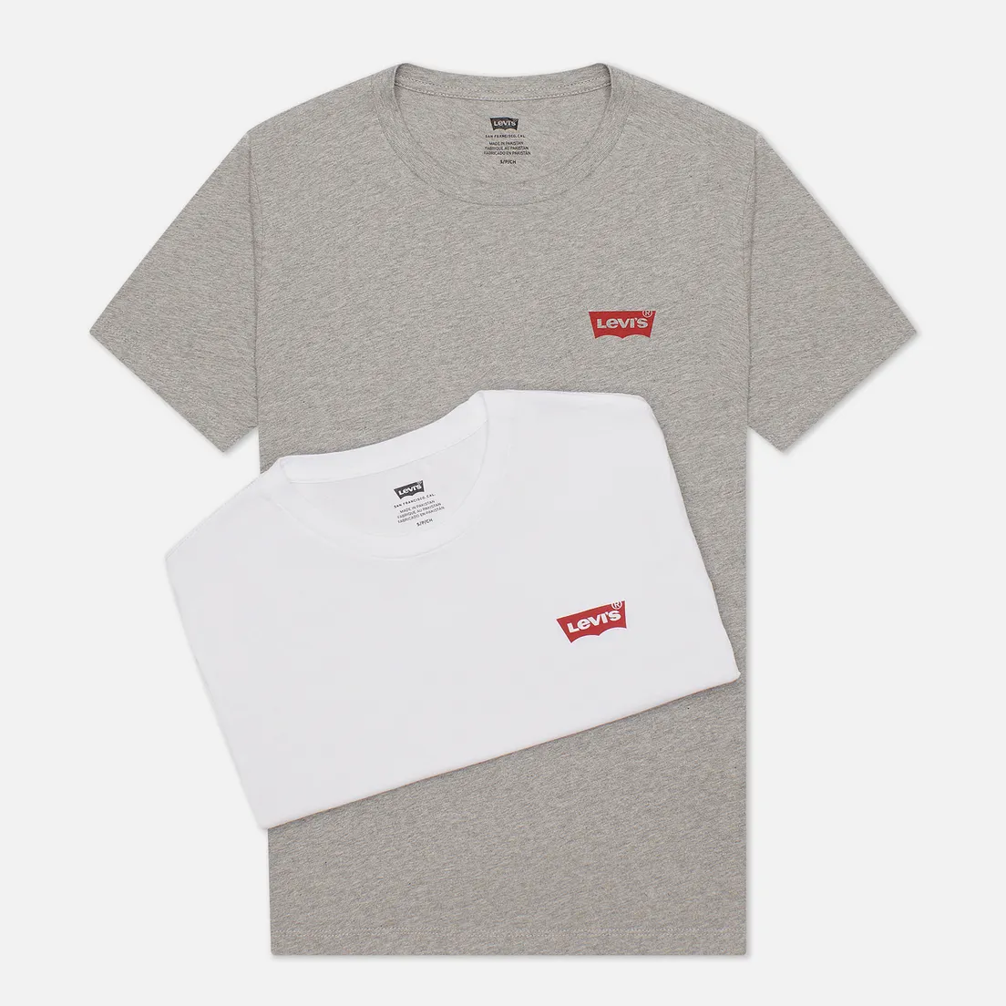 Levi's Комплект мужских футболок 2-Pack Crewneck Graphic