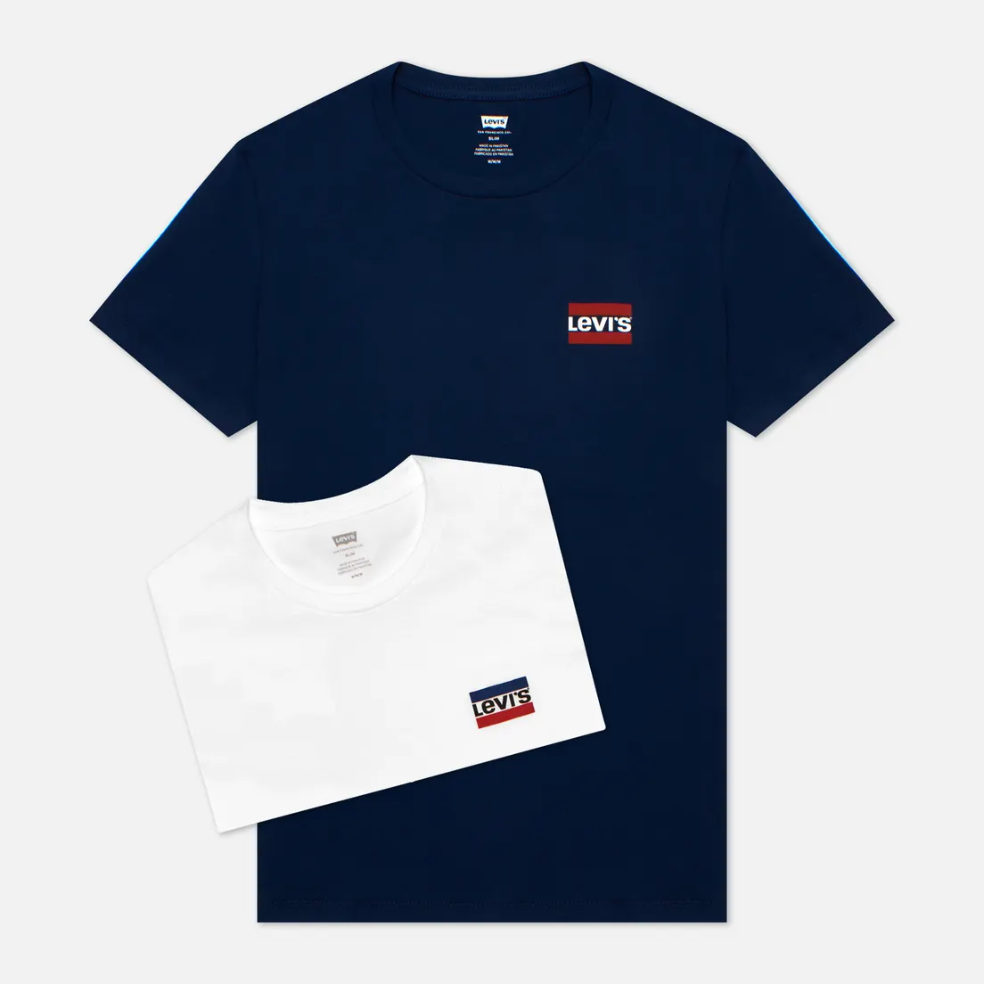 Levi's Комплект мужских футболок 2-Pack Crewneck Graphic