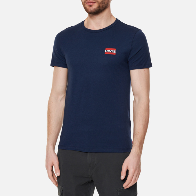 Комплект мужских футболок Levi's, цвет комбинированный, размер L 79681-0015 2-Pack Crewneck Graphic - фото 3