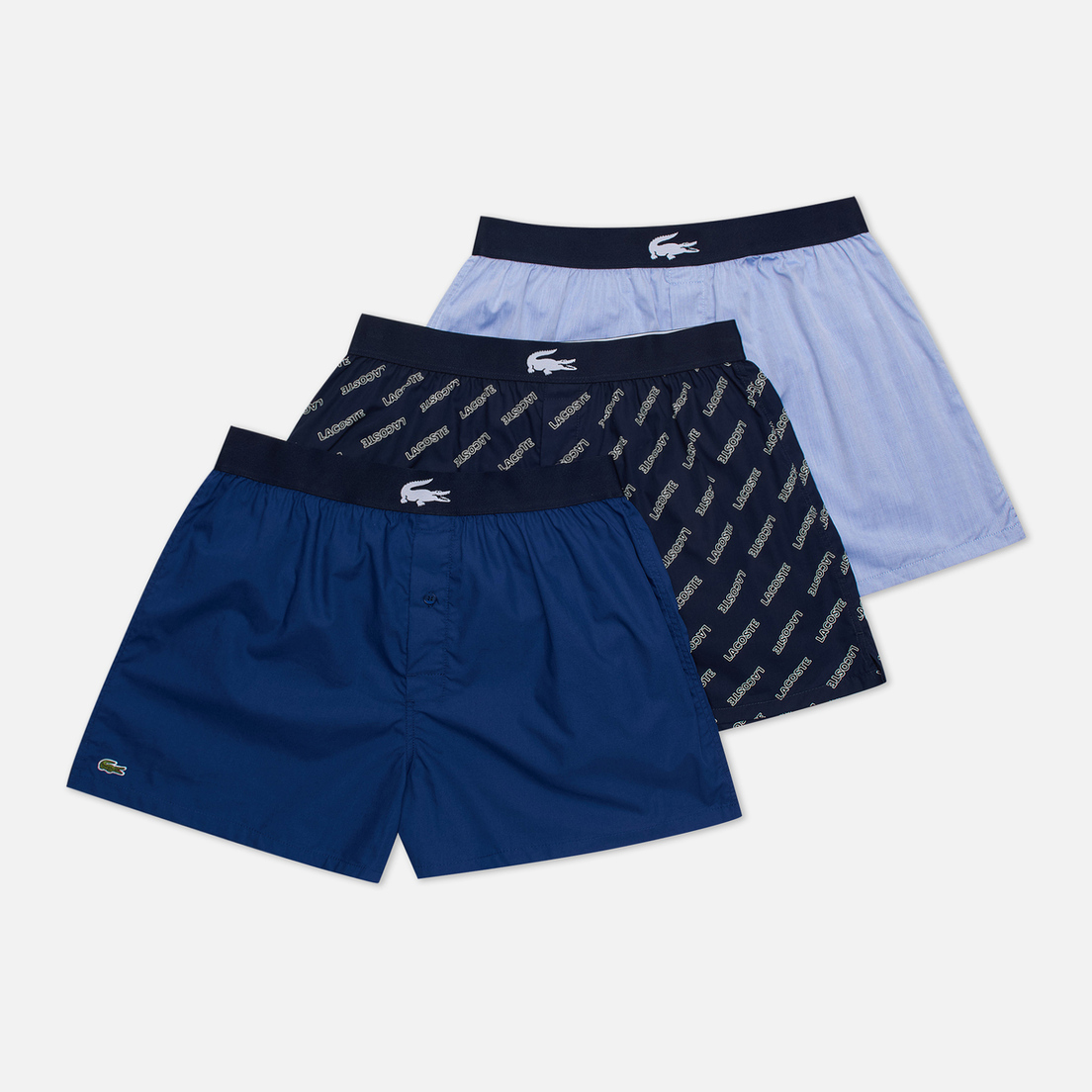 3 Pack Boxers Authentic Cotton Jacquard