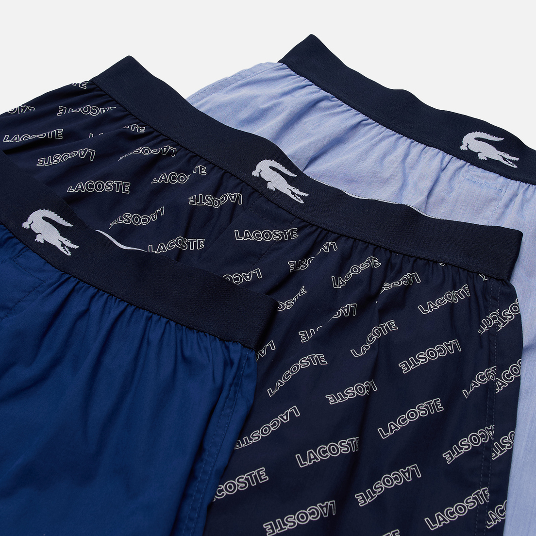 Lacoste Underwear Комплект мужских трусов 3-Pack Boxers Authentic Cotton Jacquard