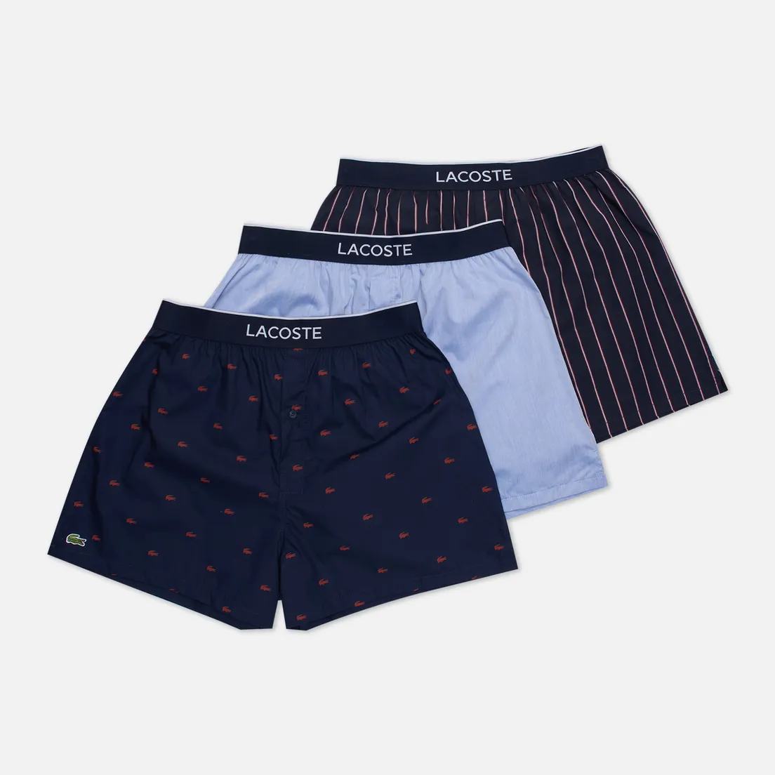 Lacoste Underwear Комплект мужских трусов 3-Pack Boxers Authentic