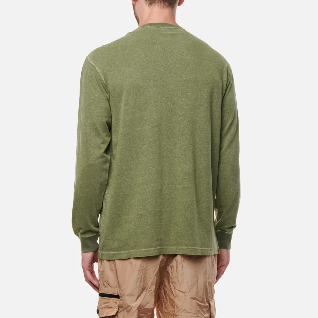 maharishi Мужской лонгслив Hemp Organic Pocket Vintage Stonewashed