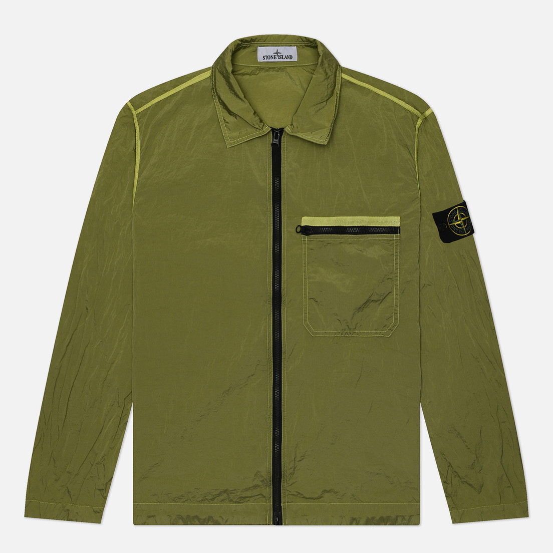 Stone Island Мужская рубашка Nylon Metal In Econyl Overshirt