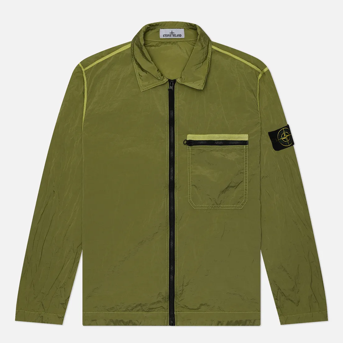Stone Island Мужская рубашка Nylon Metal In Econyl Overshirt