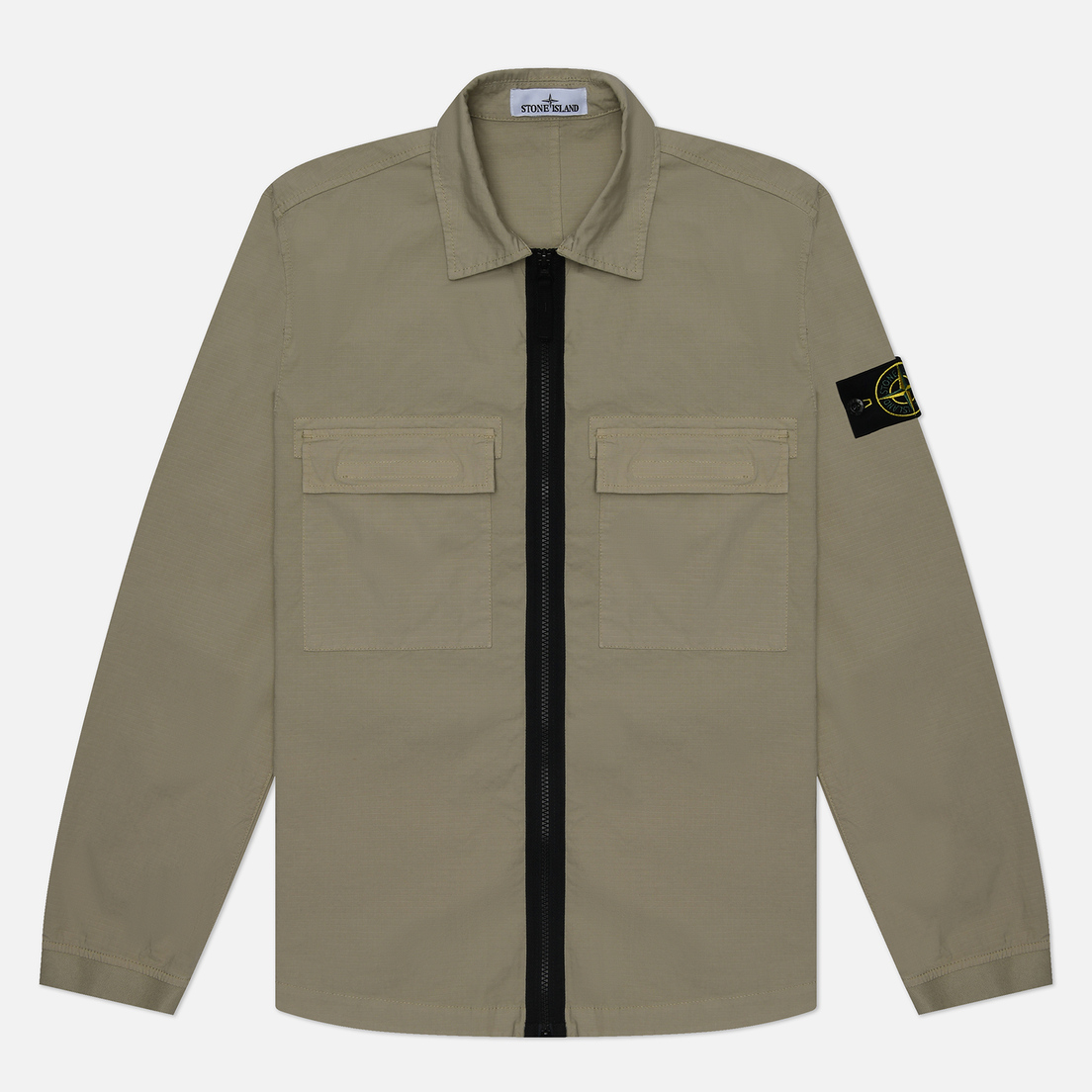 Мужская рубашка Stone Island Cotton Ripstop Garment Dyed Overshirt, 801512011.V0095