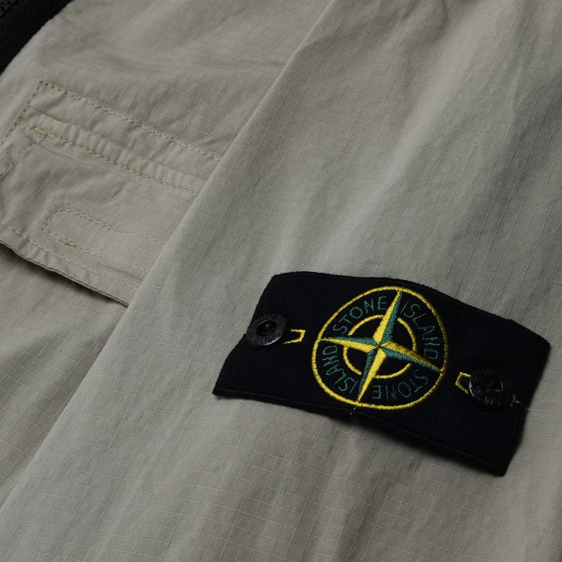 Stone Island Мужская рубашка Cotton Ripstop Garment Dyed Overshirt