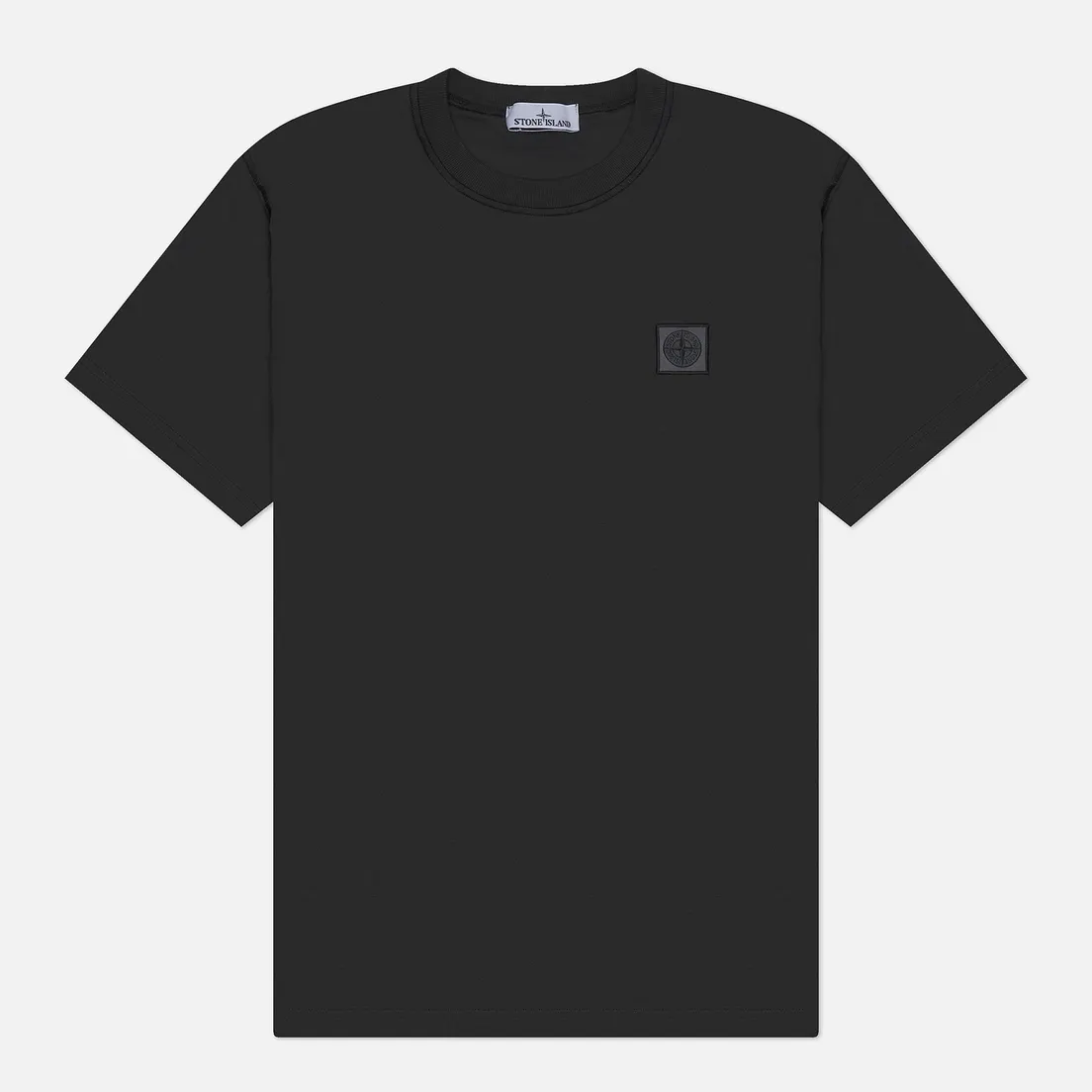 Stone Island Мужская футболка Fissato Compass Patch Logo