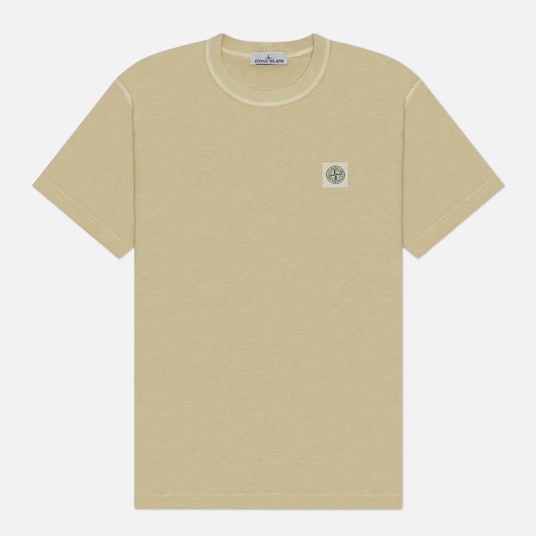 Stone Island Мужская футболка Fissato Compass Patch Logo