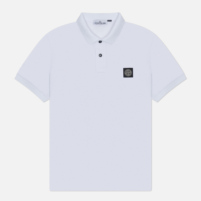Мужское поло Stone Island Compass Patch Logo