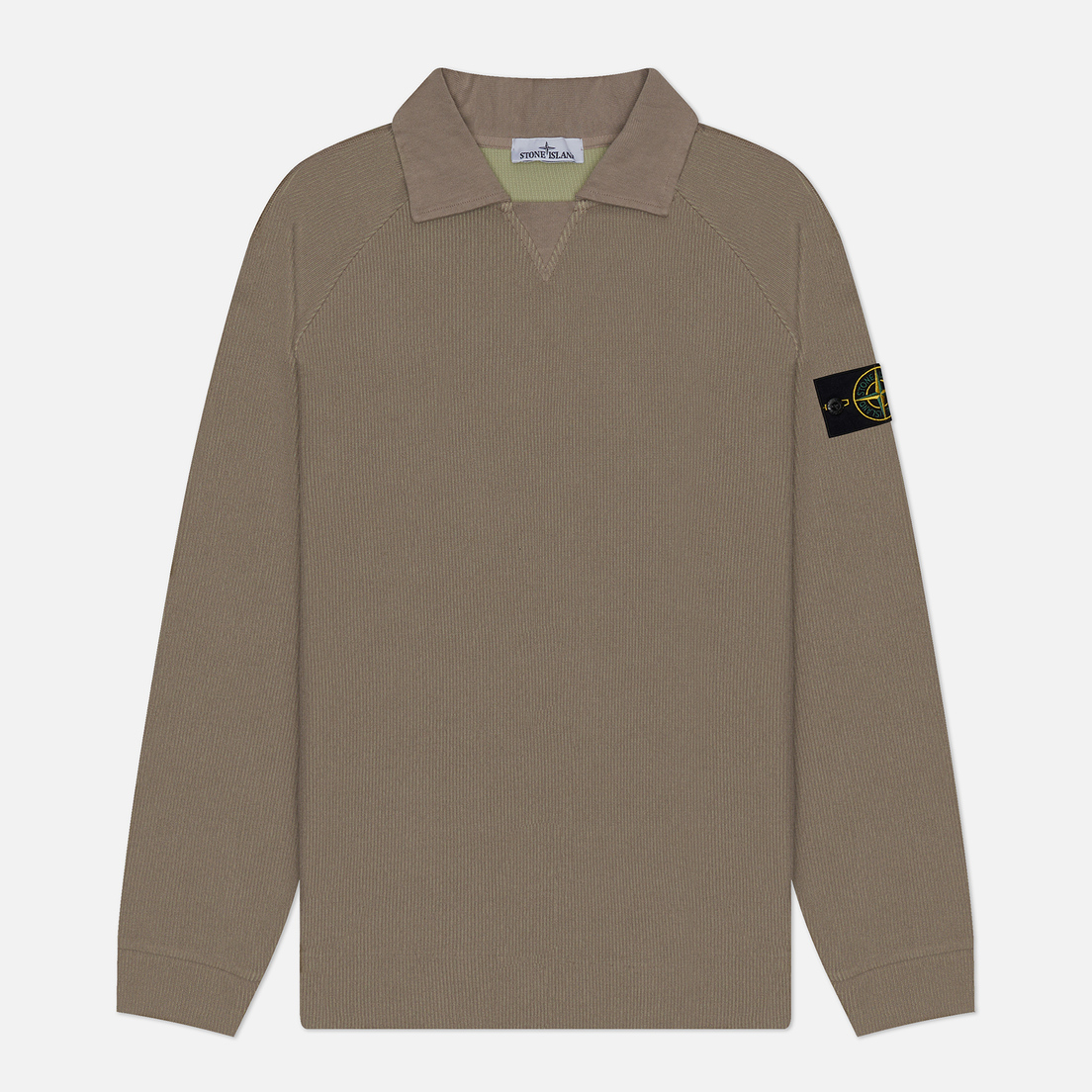 Stone Island Мужская толстовка Garment Dyed Polo Neck