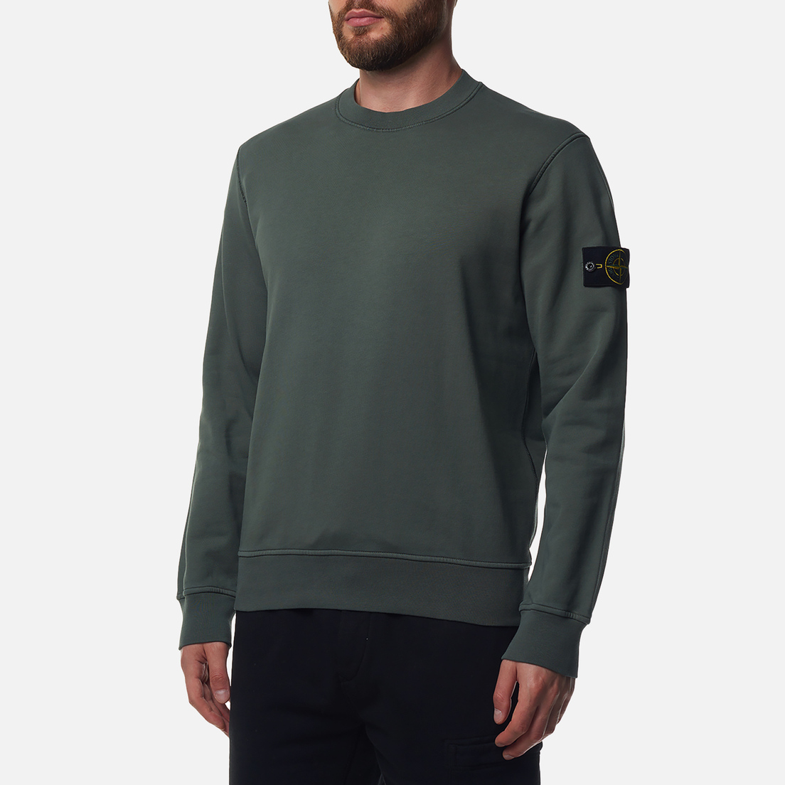 Stone Island Мужская толстовка Crew Neck Regular Fit