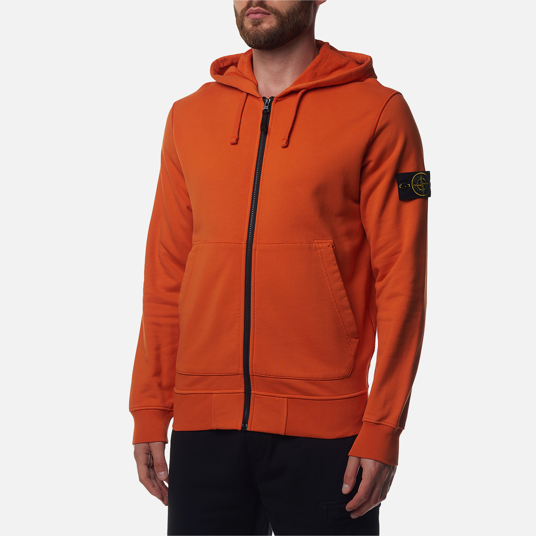 Stone Island Мужская толстовка Hoodie Full Zip Regular Fit