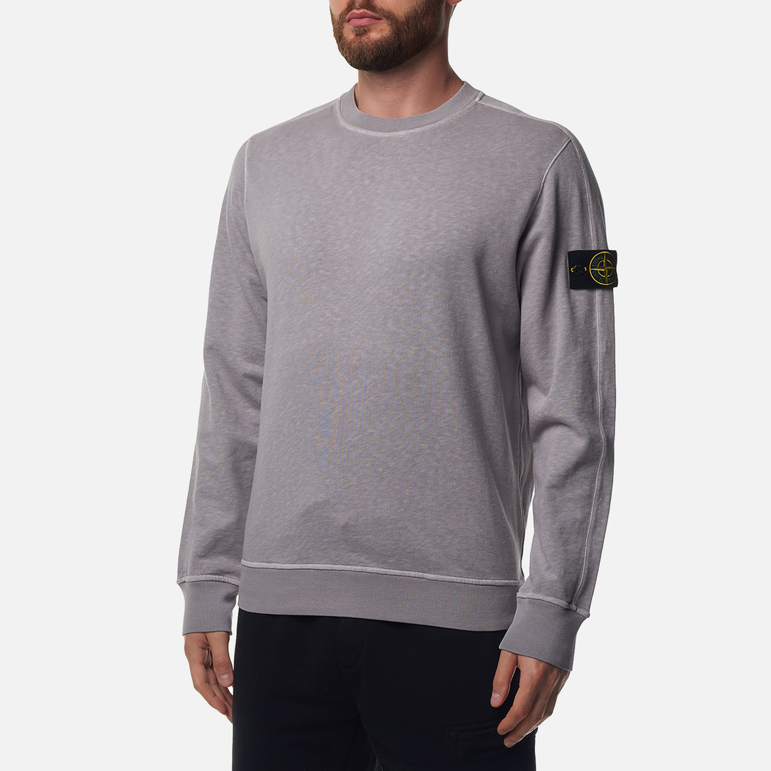 Stone Island Мужская толстовка Crew Neck Old Treatment Regular Fit