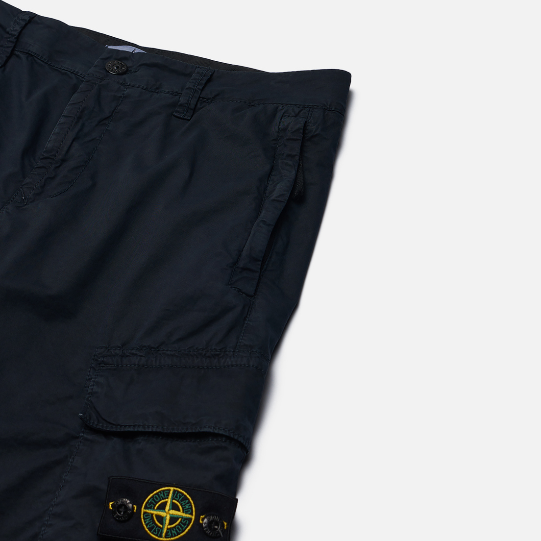 Stone Island Junior Детские брюки Season 80 Heavy Stretch Cotton Canvas Old Effect