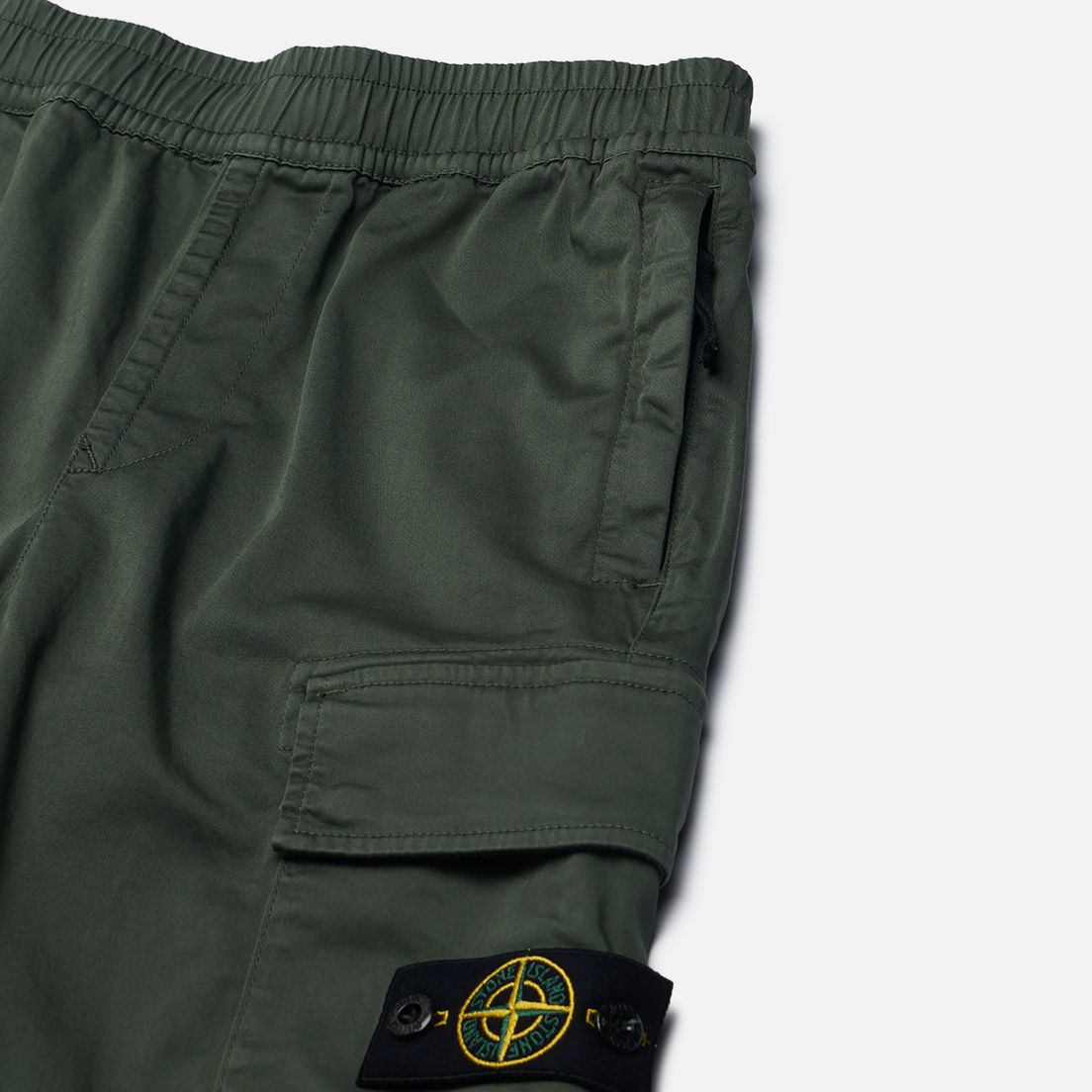 Stone Island Junior Детские брюки Season 80 Stretch Cotton Satin Cargo