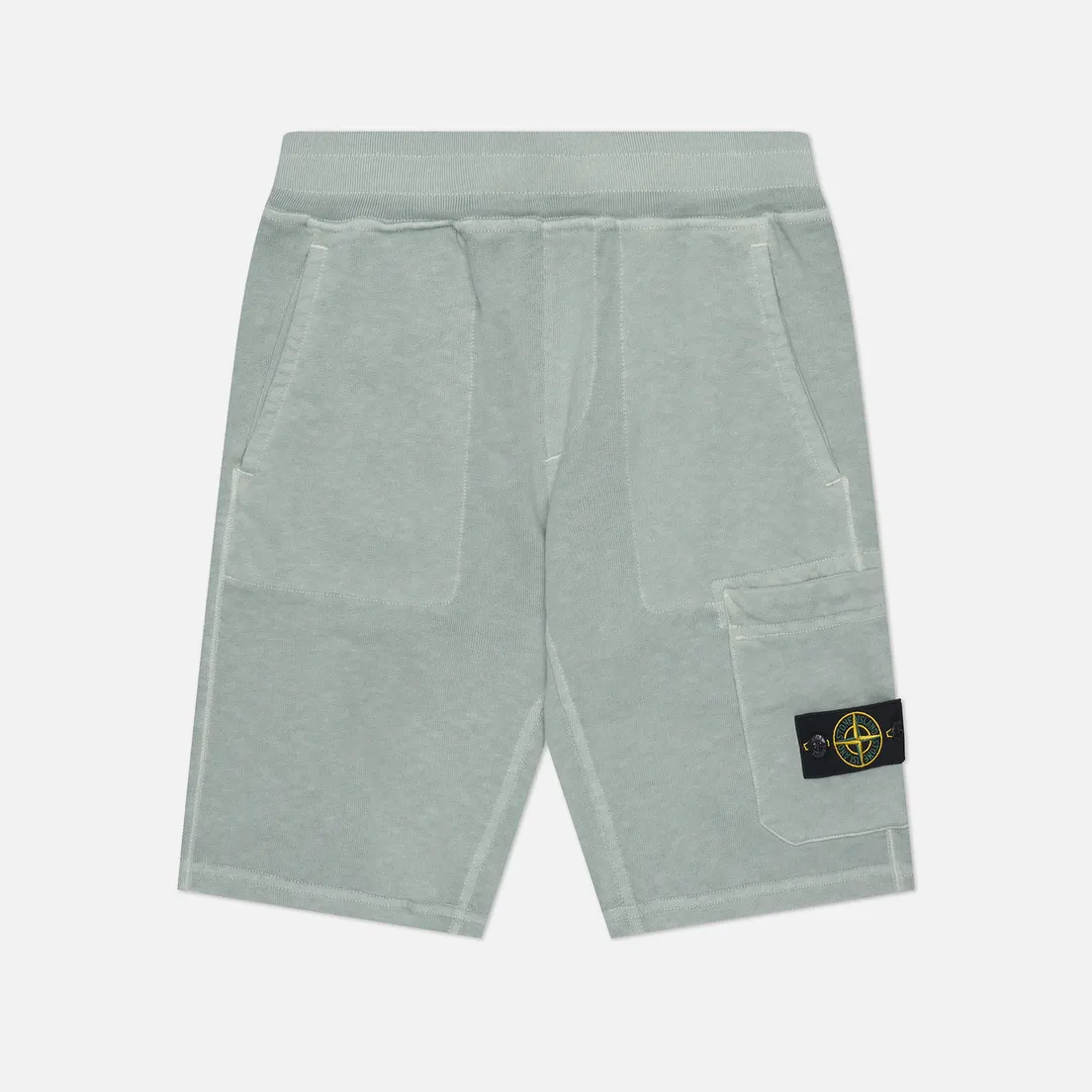 Stone Island Junior Детские шорты Season 80 Malfile Fleece Old Effect