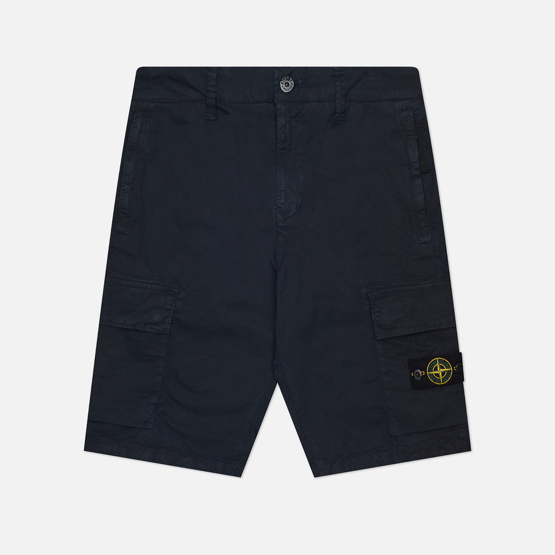 Stone Island Junior Детские шорты Season 80 Heavy Stretch Cotton Canvas Old Effect