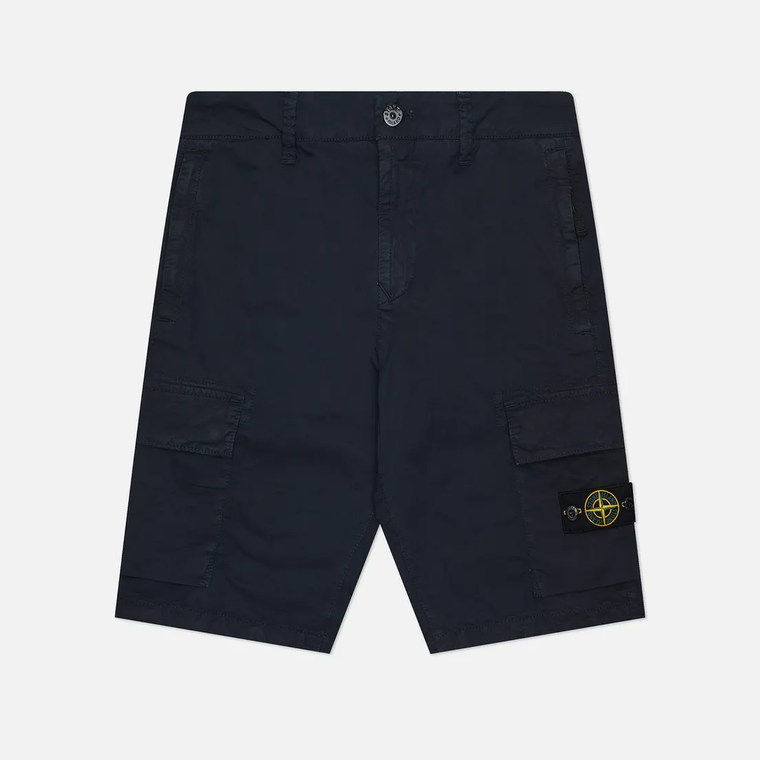 Stone Island Junior Детские шорты Season 80 Heavy Stretch Cotton Canvas Old Effect