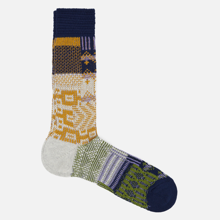 Носки Anonymous Ism Multi Links Jacquard Crew цвет синий размер 44-46 EU 2890₽