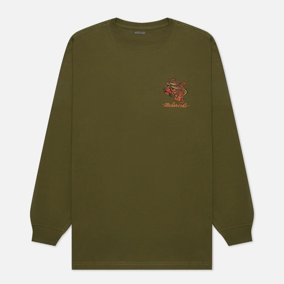 maharishi Мужской лонгслив Tiger Embroidered