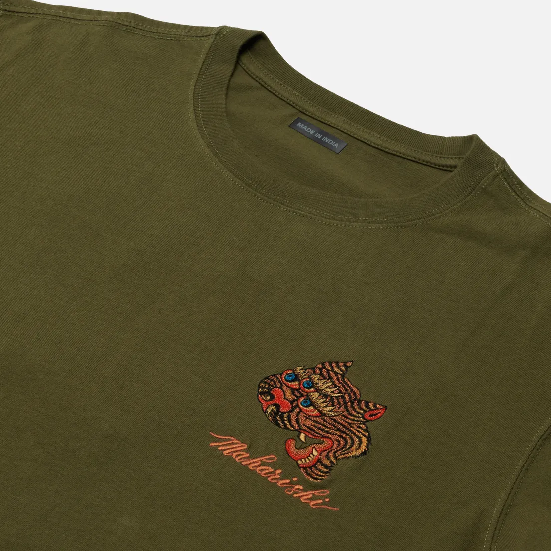 maharishi Мужской лонгслив Tiger Embroidered