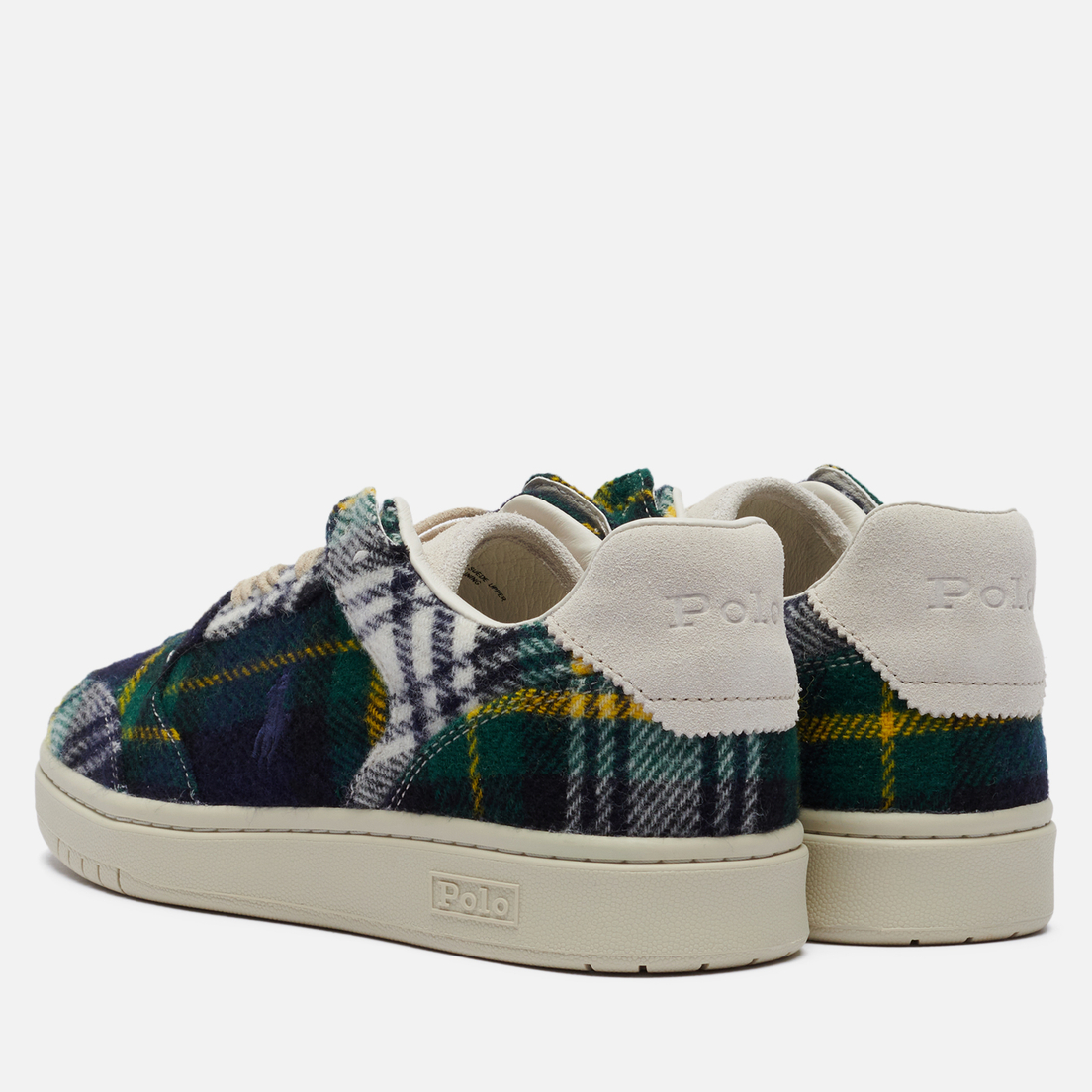 Женские кроссовки Polo Ralph Lauren Court Madras/Leather, 804-841025-001