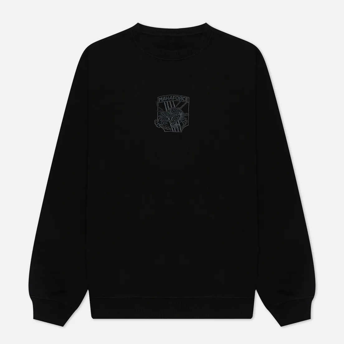 maharishi Мужская толстовка Maha Force Embroidered Crew Neck
