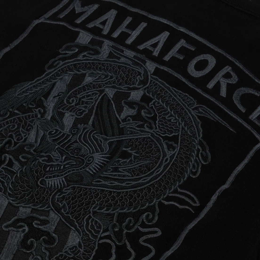 maharishi Мужская толстовка Maha Force Embroidered Crew Neck