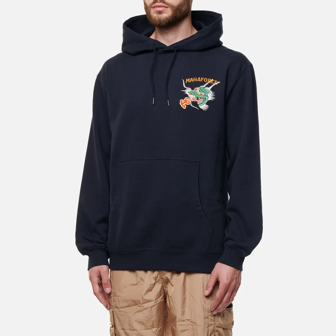maharishi Мужская толстовка Maha Force Embroidered Hoodie