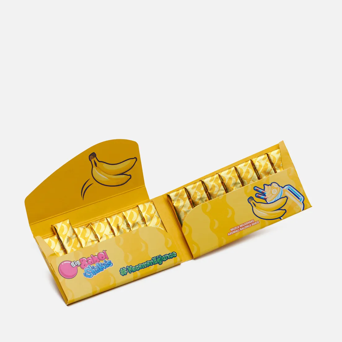 Perfetti Van Melle Жевательная резинка Big Babol Shakics Banana