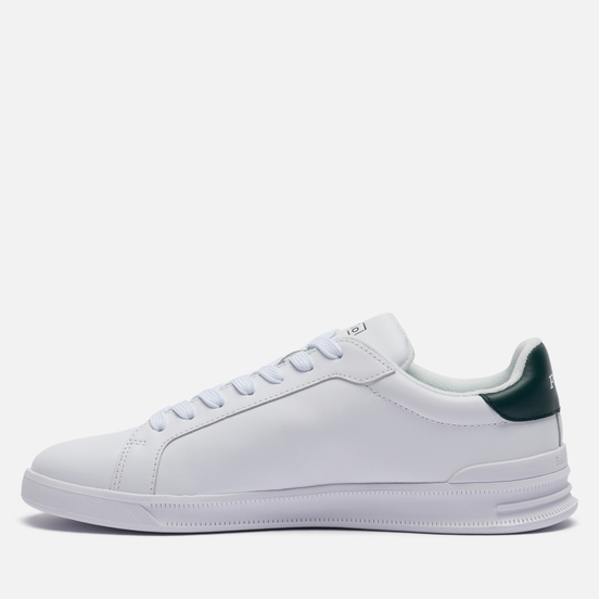 Мужские кроссовки Polo Ralph Lauren Heritage Court II Nappa Leather White/College Green Polo Pony
