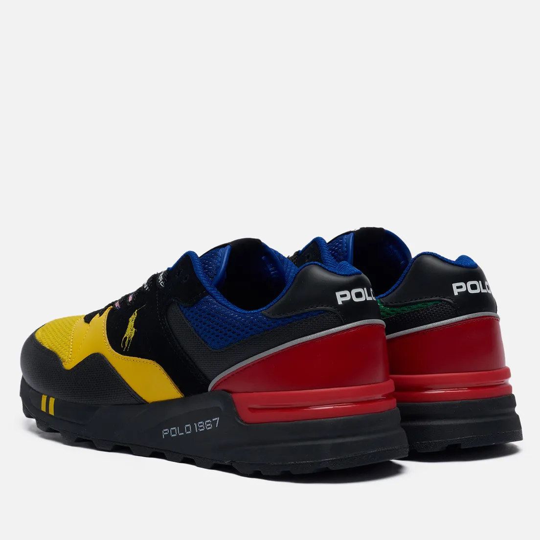 Polo Ralph Lauren Мужские кроссовки Polo Sport Racing Trackster 100 Mesh/Leather