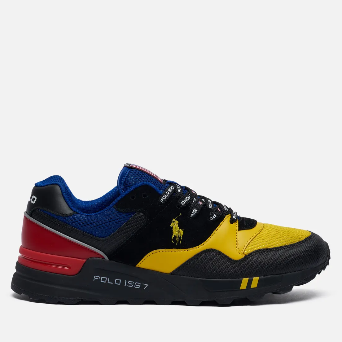 Polo Ralph Lauren Мужские кроссовки Polo Sport Racing Trackster 100 Mesh/Leather
