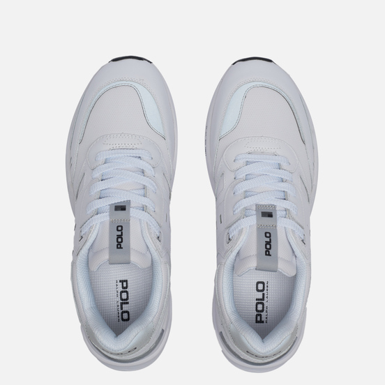Мужские кроссовки Polo Ralph Lauren Jogger Polo Pony Leather White/Black Polo Pony