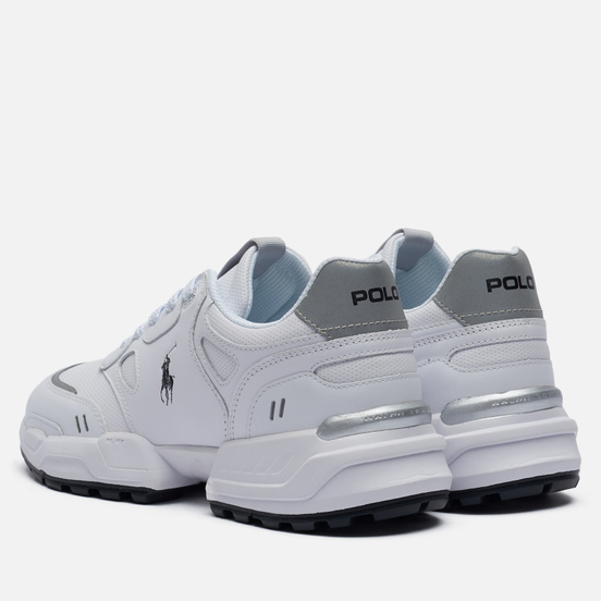 Мужские кроссовки Polo Ralph Lauren Jogger Polo Pony Leather White/Black Polo Pony
