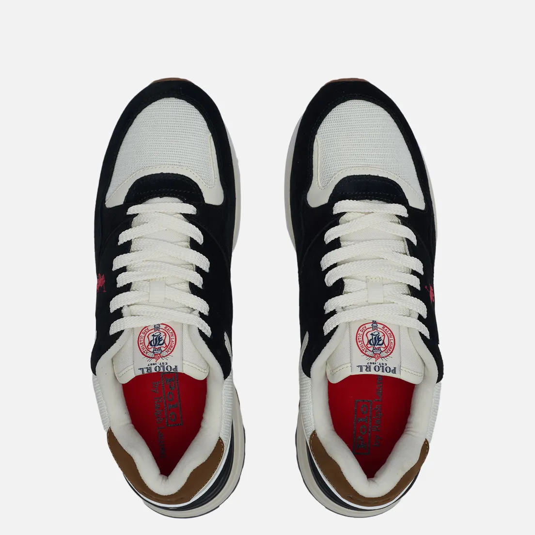 Polo Ralph Lauren Мужские кроссовки Trackster Pony Mesh/Suede
