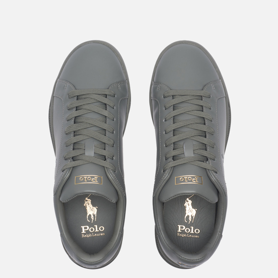 Мужские кроссовки Polo Ralph Lauren Heritage Court II Premium Leather College Grey
