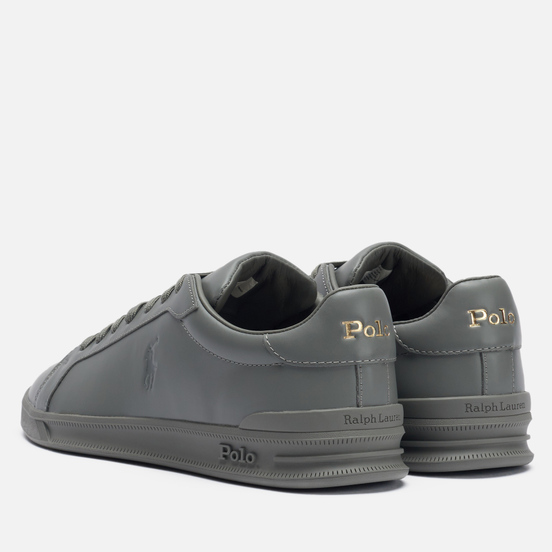 Мужские кроссовки Polo Ralph Lauren Heritage Court II Premium Leather College Grey