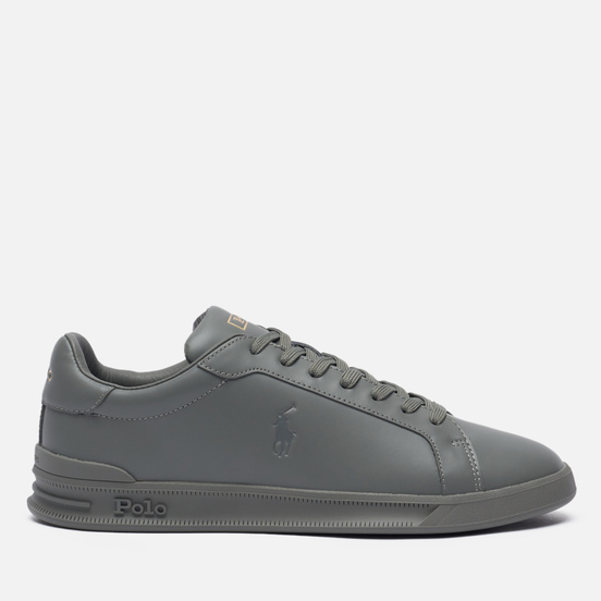 Мужские кроссовки Polo Ralph Lauren Heritage Court II Premium Leather College Grey