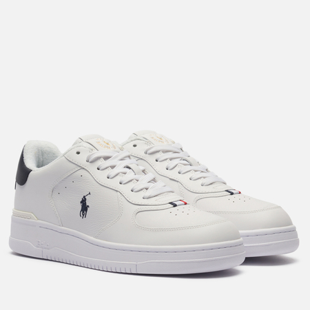 Мужские кроссовки Polo Ralph Lauren Masters Court Rib, цвет белый, размер 41 EU