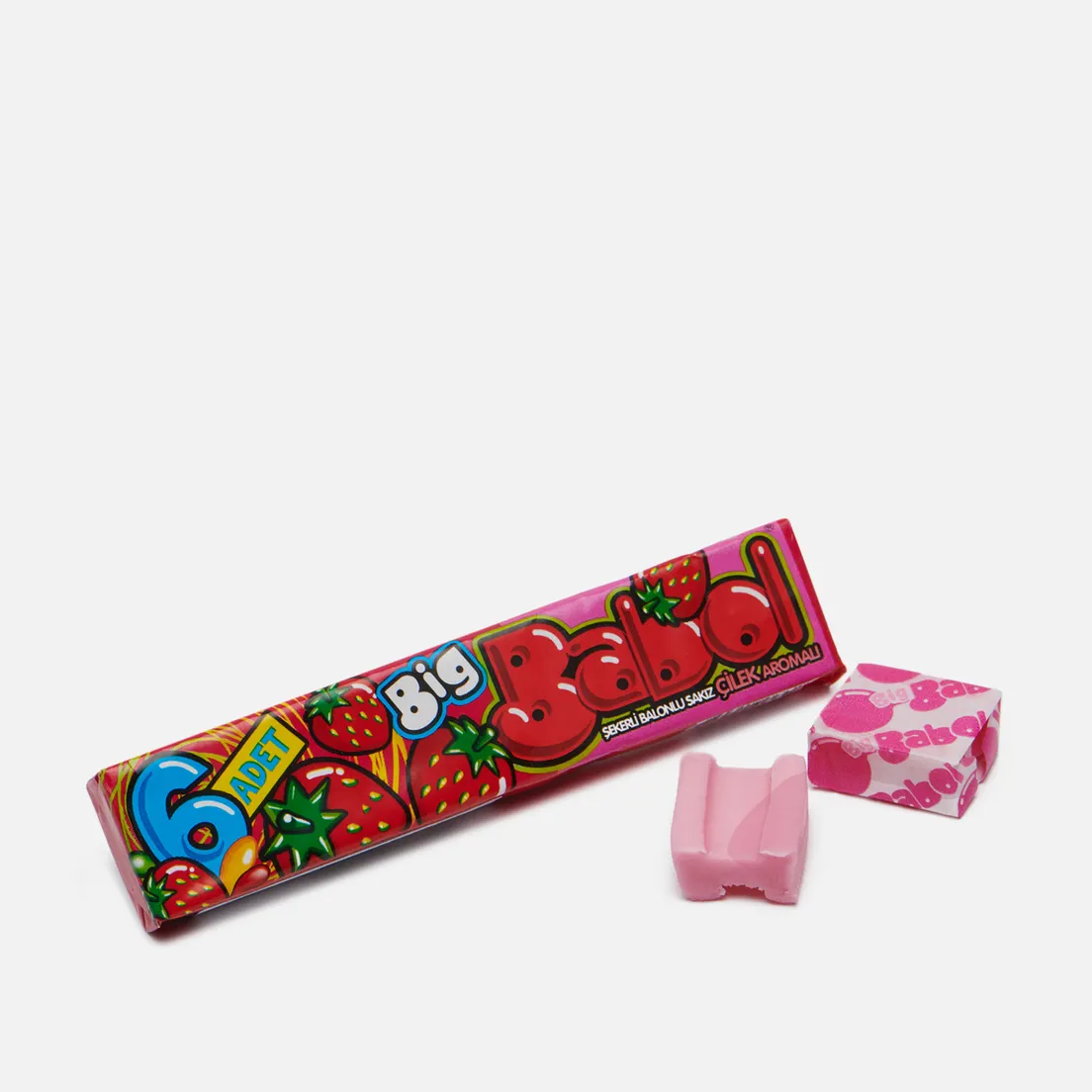 Perfetti Van Melle Жевательная резинка Big Babol Strawberry Flavour