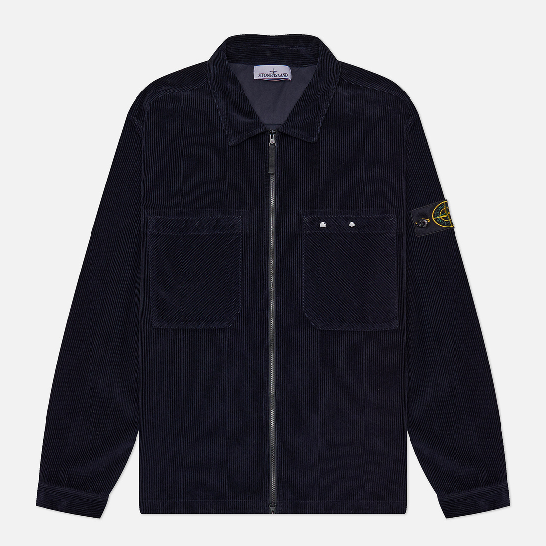 Stone Island Мужская рубашка Organic Cotton Corduroy 800 Overshirt